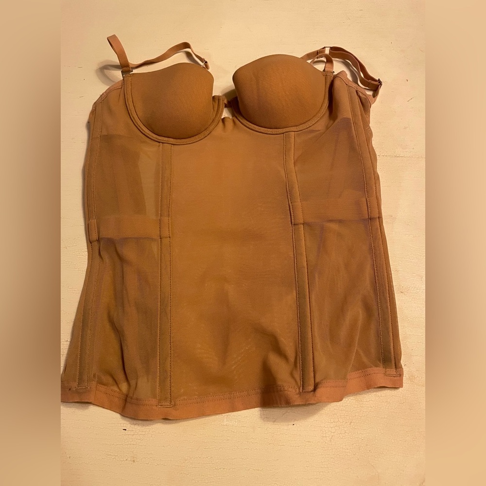 La perla nude corset
